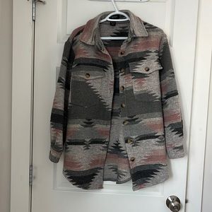 Papillon Aztec shacket
